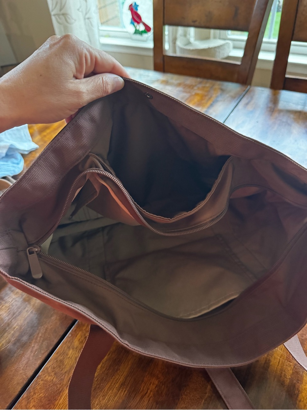 Bagsmart Dark Brown Travel Tote Bag - Picture 6 of 9